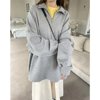 Long Anorak Sweatshirt