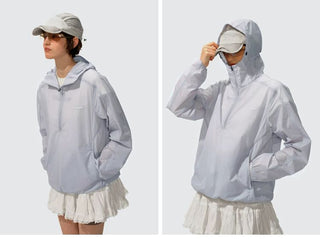 [Monterest] Packable Hooded Half-Zip Anorak