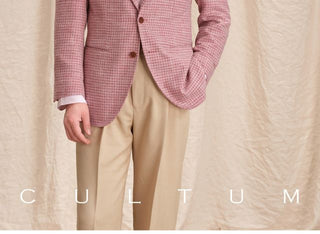 [CULTUM] Houndstooth Suit Jacket