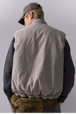 [Monterest] Washed Cotton Padded Work Vest
