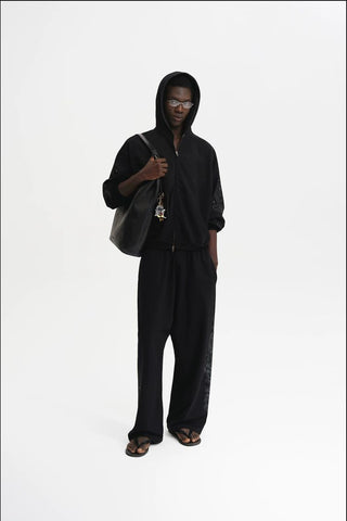 [MASONPRINCE] Bear Crystal Hoodie & Sweatpants Set