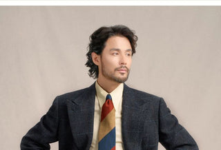 [CULTUM] 1930s Wool Herringbone Double Breasted Blazer