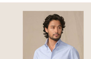 [CULTUM] Italian Pointed Collar Button-Down Shirt