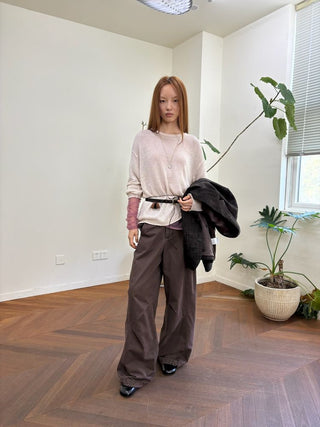 [NeverSeez] Washed Workwear Pants