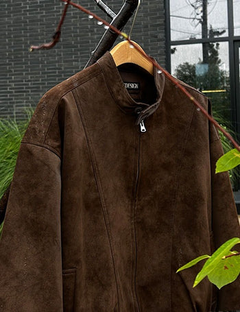 PREMIUM Leather Blouson (2 colors)