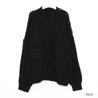 Shoulder slit knit
