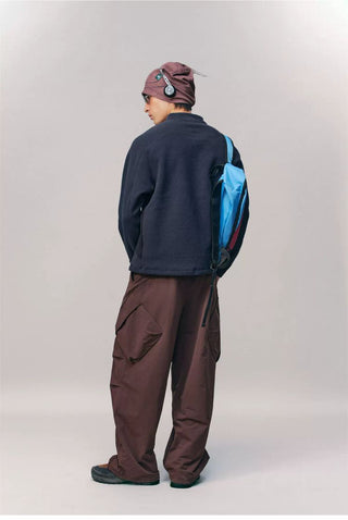 [Monterest] Honeycomb Fleece Half-Zip Pullover