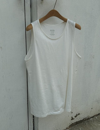 Layered Washed Cotton Sleeveless Top (3 colors, M~L)