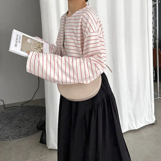 Oversized striped T-shirt