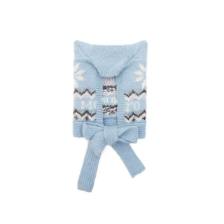 [Moromoro2] Fair Isle Mohair Cat Ear Hat