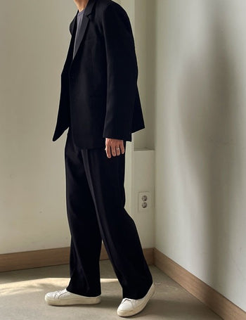 Note Two-Button Blazer Jacket (3 colors)
