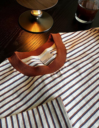 Muse Striped Short Sleeve T-shirt (2 colors)