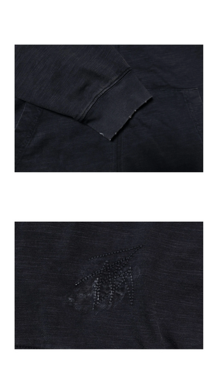 [MASONPRINCE] Print Distressed Slub Set