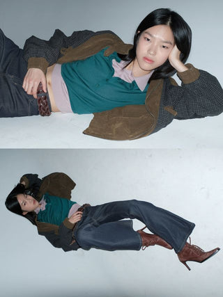 MASONPRINCE Faux-Two-Piece Polo Shirt
