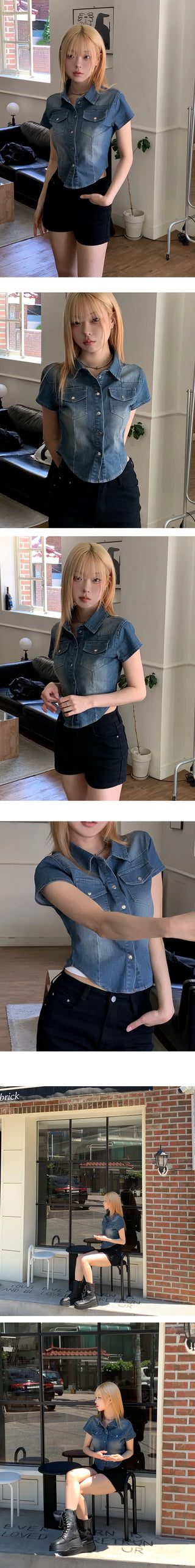 High-waist shorts - 2 colors