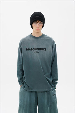 [MASONPRINCE] Layered Sweatshirt Set