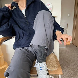 Ribbed long socks