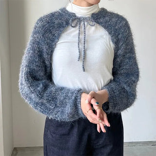 Mixed Bolero Cardigan