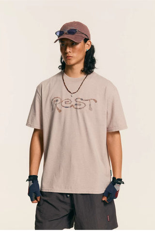 [Monterest] 5A Antibacterial Heathered Relaxed Tee