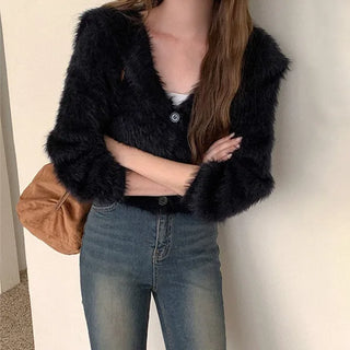 Sailor Cropped Cardigan