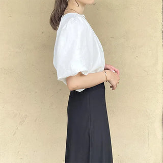 Volume puff blouse