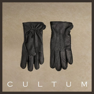 [CULTUM] Sheepskin Touchscreen Wool-Lined Gloves