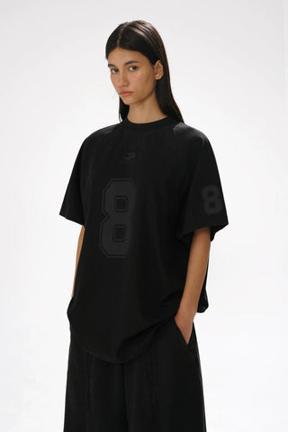 [MASONPRINCE] Combed Cotton No.8 Jersey T-Shirt