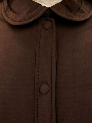 [Moromoro2] Doll Collar A-Line Padded  Jacket