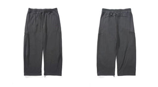[Monterest] Logo Embroidered Wide Leg Sweatpants