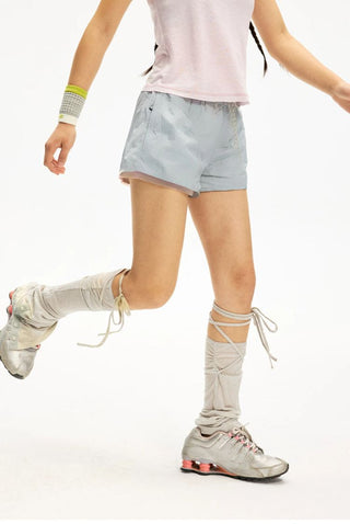 [Monterest] Layered A-Line Running Shorts