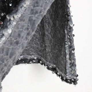 Sequined long skirt