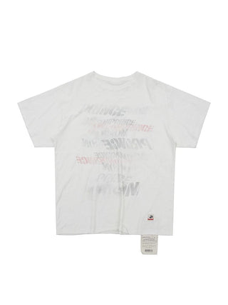 [MASONPRINCE] Cotton-Linen Graffiti Print Tank Top / Tee