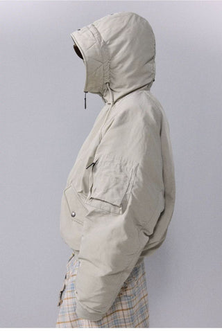 [Monterest] N2B Hooded Down Jacket with Fur Trim
