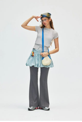 [Monterest] Slim Fit Tank & Tie-Front Tee Set
