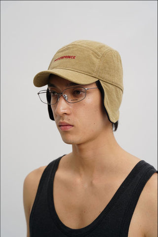 [MASONPRINCE] Fleece Worker Hat with Ear Flaps