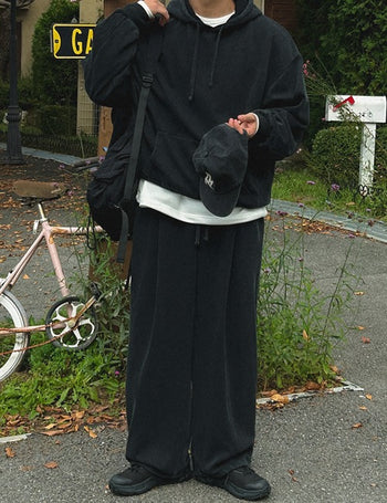 Sherpa Pigment Hooded Pants Set