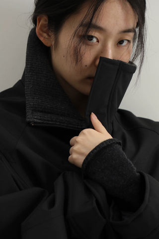 MASONPRINCE Stand Collar Windbreaker
