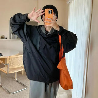 Two-pocket anorak jacket