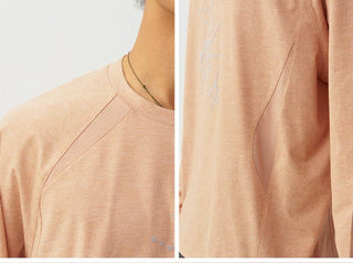 [Monterest] Waffle Knit Quick-Dry Long Sleeve Tee