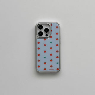 Dot yellow mint ipad case