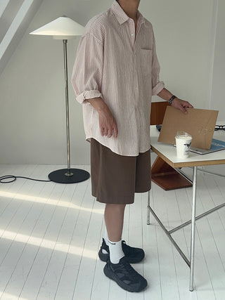 Norton Oversized Cool Stripe Shirt