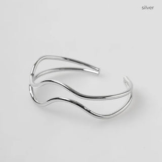 2-line wave bracelet