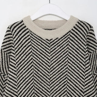 Herringbone Round Knit