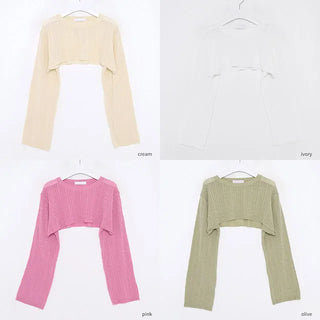 benny twist crop knit