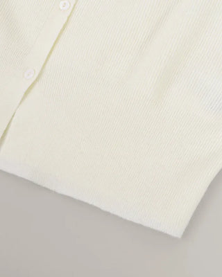 Y-neck modern cardigan