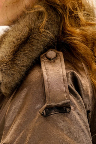 [Moromoro2] Fur Collar Aviator Vest &  Jacket