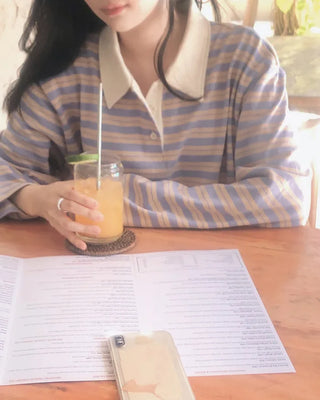 Striped rugby shirt