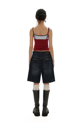 [moromoro2] Lace Trim Camisoles