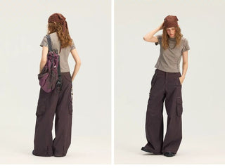 [Monterest] Water-Resistant Wide Leg Work Pants