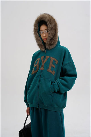 [MASONPRINCE] BYE Hooded Cardigan Set